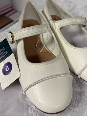 wild fable White Mary Jane Flat Shoes